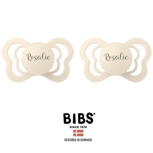 BIBS SUPREME Personalised *2-PACK* Font 1