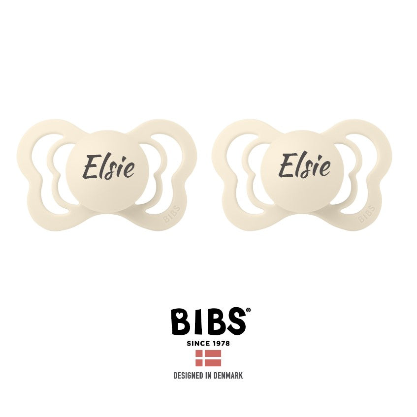 BIBS COUTURE Personalised *2-PACK* Font 3